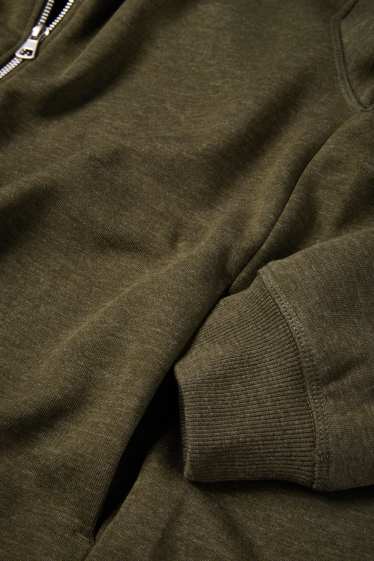 Pánské - Tepláková bunda - khaki