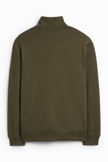 Pánské - Tepláková bunda - khaki