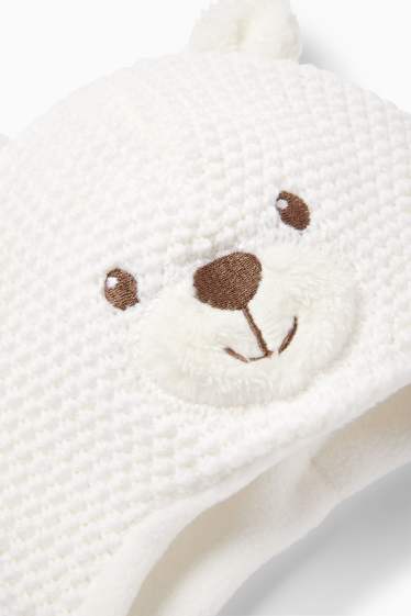 Neonate - Cappellino neonati - bianco crema