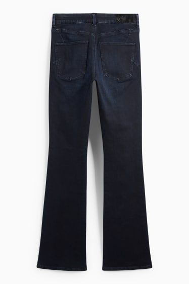Damen - Bootcut Jeans - Mid Waist - Shaping-Jeans - LYCRA® - dunkeljeansblau