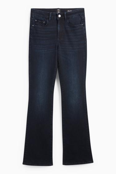 Damen - Bootcut Jeans - Mid Waist - Shaping-Jeans - LYCRA® - dunkeljeansblau