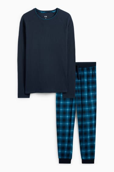 Bărbați - Pijama - albastru închis