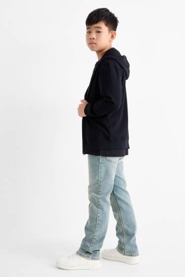 Copii - Băieți - Straight jeans - jeans termoizolanți - denim-albastru deschis