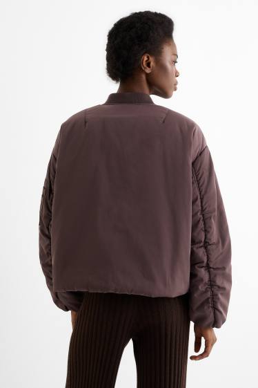 Femmes - Blouson aviateur - marron foncé