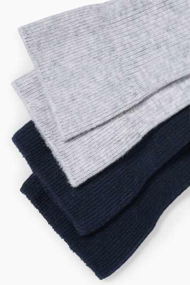 Kinder Mädchen - Multipack 2er - Strick-Leggings - dunkelblau