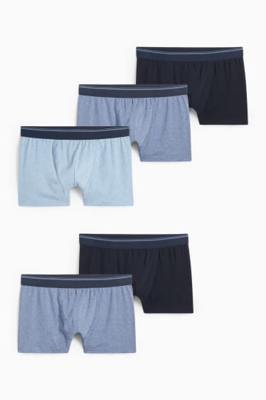 Herren - Multipack 5er - Trunks - blau