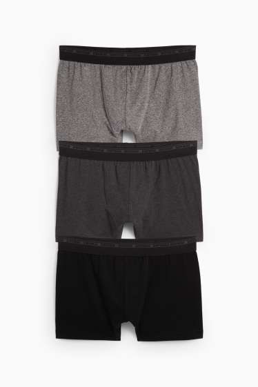Men - Multipack of 3 - trunks - gray