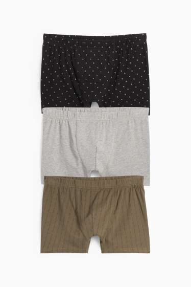 Herren - Multipack 3er - Trunks - dunkelgrün