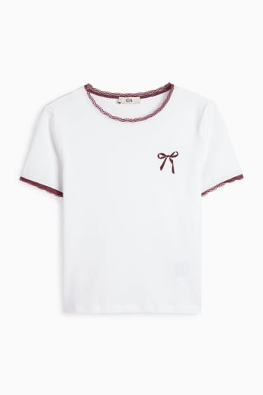 Femmes - T-shirt - blanc
