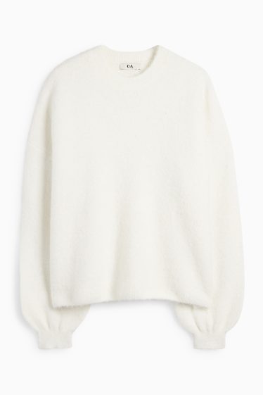 Damen - Pullover - weiß