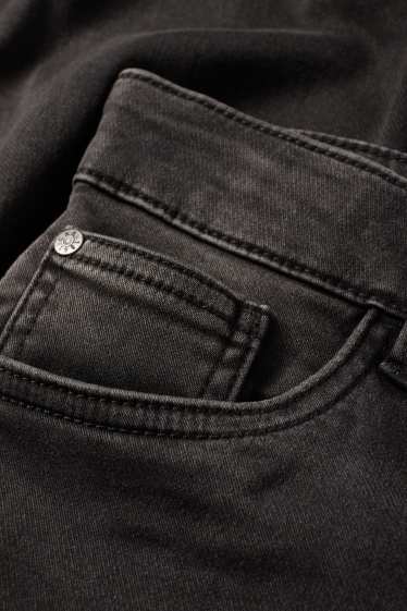 Kinder Buben - Relaxed Jeans - Jog Denim - schwarz