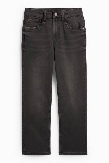 Kinder Buben - Relaxed Jeans - Jog Denim - schwarz