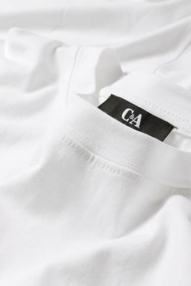 Women - Basic long sleeve top - white