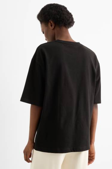 Damen - T-Shirt - Oversized - schwarz