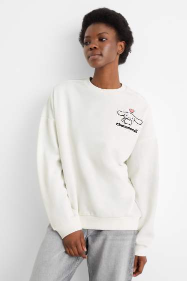Damen - Sweatshirt - Cinnamoroll - weiss