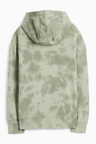 Enfants garçons - Sweat à capuche - à motif - vert clair