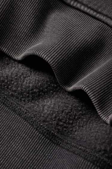Men - Hoodie - black-melange
