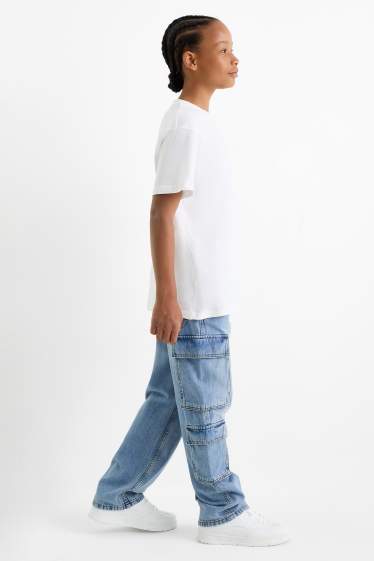 Bambini - Jeans cargo - jeans azzurro