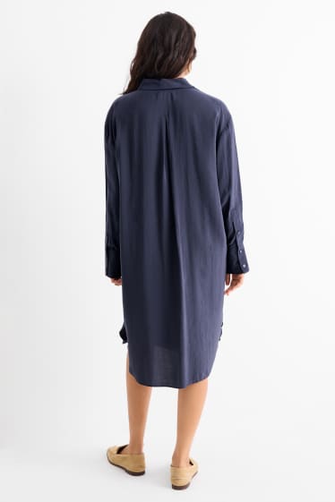 Donna - Vestito a blusa - blu scuro