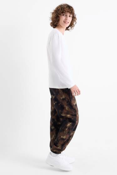 Nen - Pantalons de xandall - estampats - negre