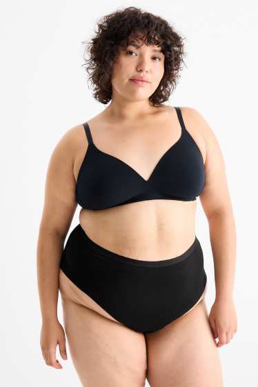 Femmes - Lot de 2 - culottes - noir