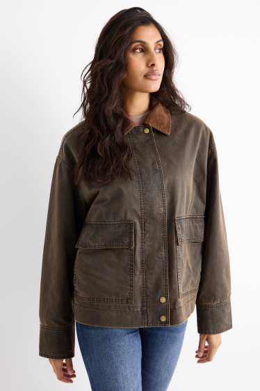 Damen - Jacke - dunkelbraun