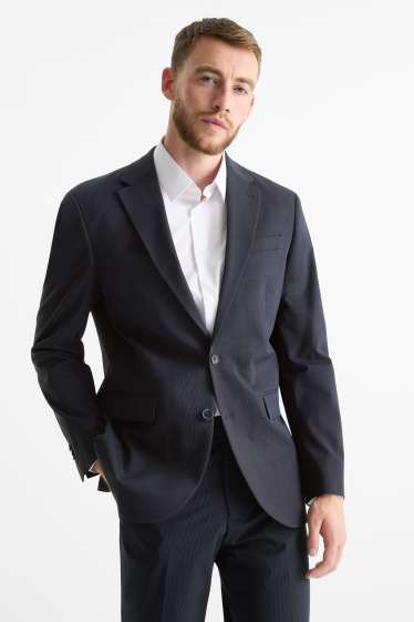 Hommes - Veste de costume - regular fit - Flex - LYCRA® - Mix & Match - bleu foncé