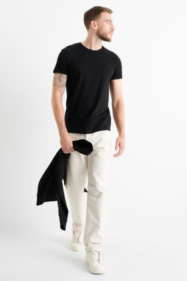 Herren - Regular Jeans - cremeweiß