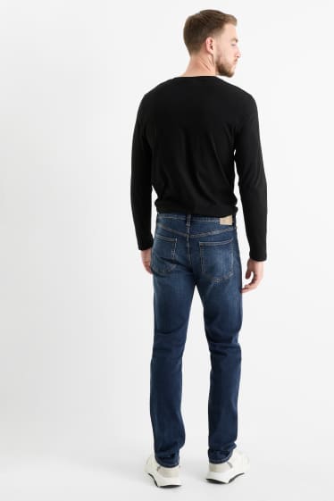 Hommes - Slim jean - LYCRA® - jean bleu foncé