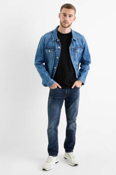 Hommes - Slim jean - LYCRA® - jean bleu foncé