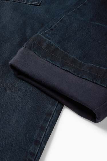 Children Boys - Cargo jeans - thermal jeans - denim-dark blue