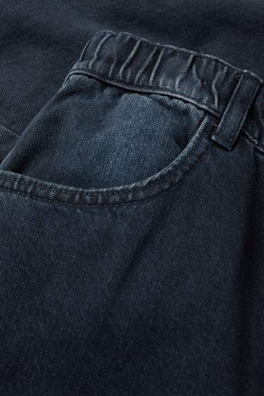 Children Boys - Cargo jeans - thermal jeans - denim-dark blue