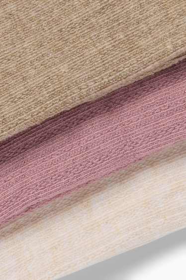 Baby Mädchen - Multipack 3er - Baby-Strumpfhose - strukturiert - cremeweiss