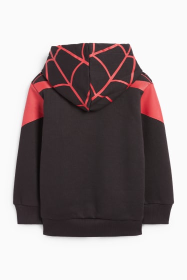 Bambini - Uomo Ragno - felpa con cappuccio - rosso / nero