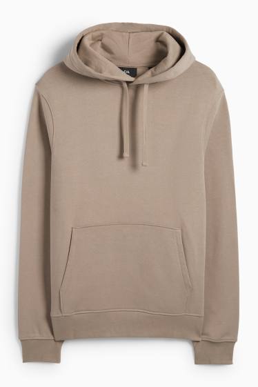 Heren - Hoodie - taupe