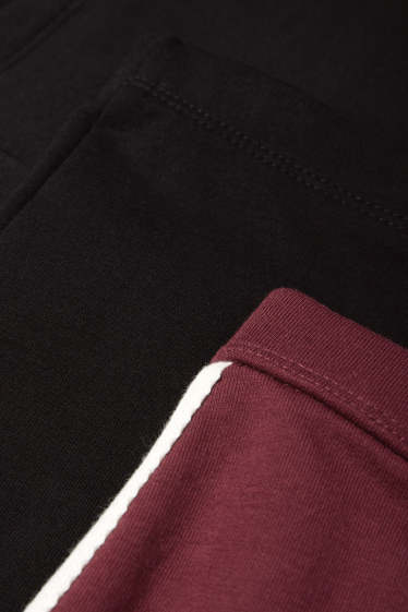 Children Girls - Winter leggings - bordeaux