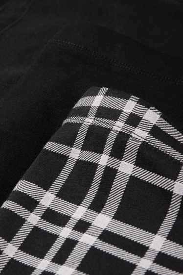 Nena - Paquet de 2 - leggings tèrmics acampanats - negre/gris