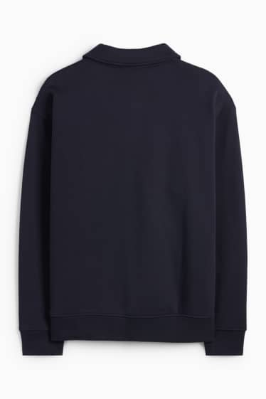 Men - Polo shirt - relaxed fit - dark blue
