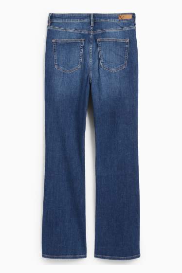 Damen - Bootcut Jeans - High Waist - LYCRA® - jeansblau