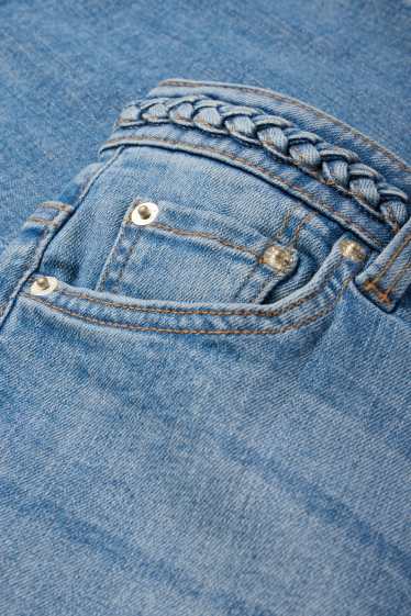 Damen - Flared Jeans - Mid Waist - LYCRA® - jeansblau