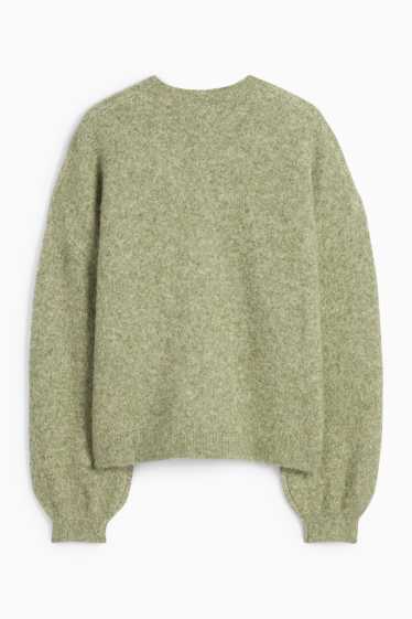 Damen - Pullover - grün