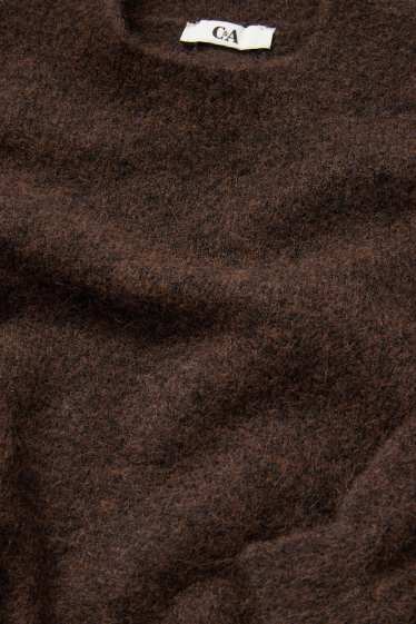 Damen - Pullover - dunkelbraun