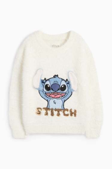 Children Girls - Lilo & Stitch - jumper - cremewhite