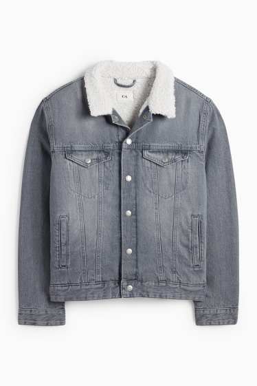 Hommes - Veste en jean - jean gris clair