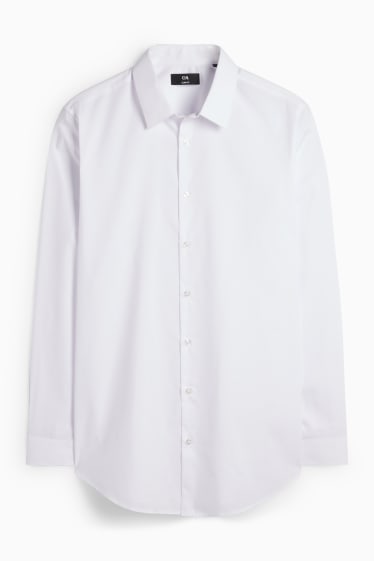 Herren - Businesshemd - Slim Fit - Kent - weiß