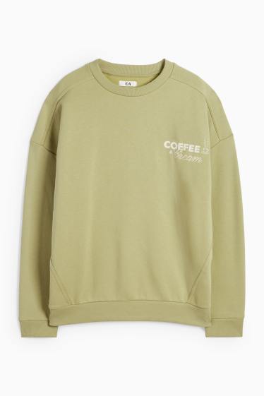 Women - Sweatshirt - light green