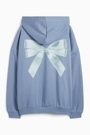 Damen - Hoodie - hellblau