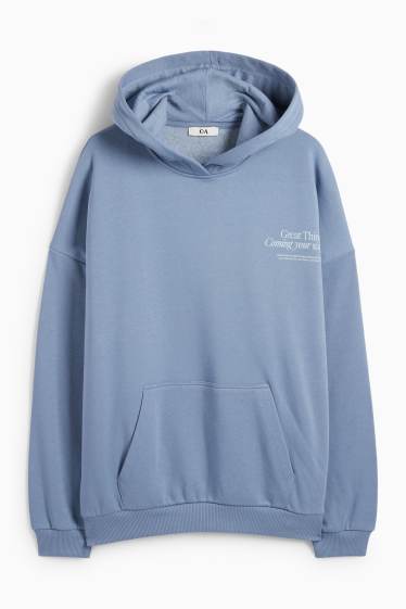 Damen - Hoodie - hellblau