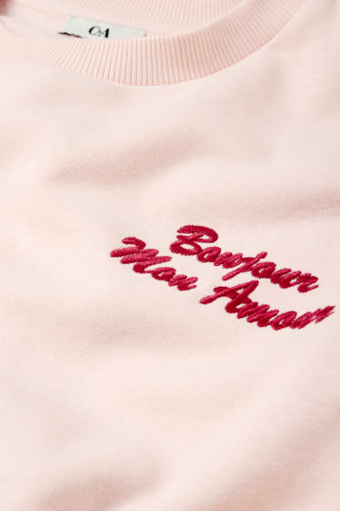 Damen - Sweatshirt - rosa