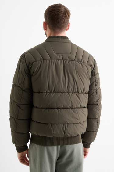 Men - Quilted jacket - green